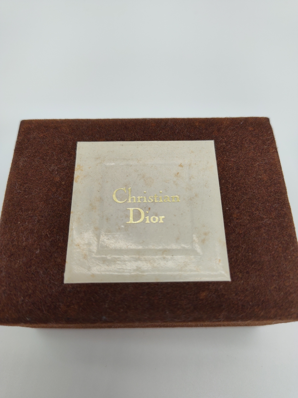 Vintage CHRISTIAN DIOR CD Gold Tone Cufflinks Original Box Excellent Condition - Picture 4 of 7